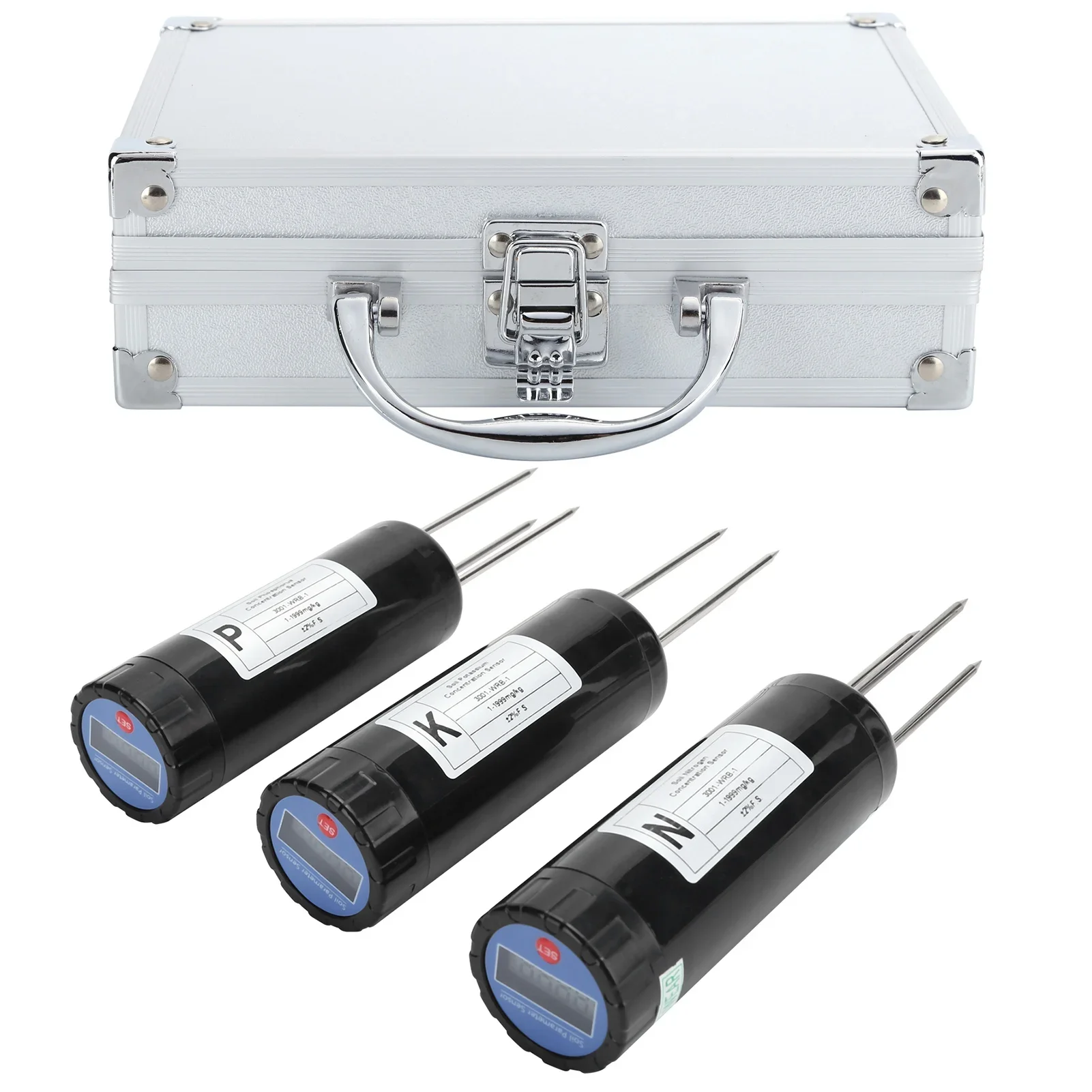 Soil Detector Soil Tester Nutrient Intelligent Fertilizer Detector Meter NPK Sensor Gardening Tool Soil NPK Sensor Soil Tester