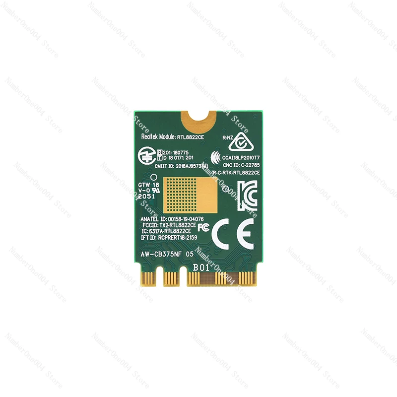بطاقة واجهة الشبكة اللاسلكية ثنائية النطاق AW-CB375NF بلوتوث 5.0 يمكن توصيلها بـ NVIDIA NX/Orin Nano/الهاتف المحمول