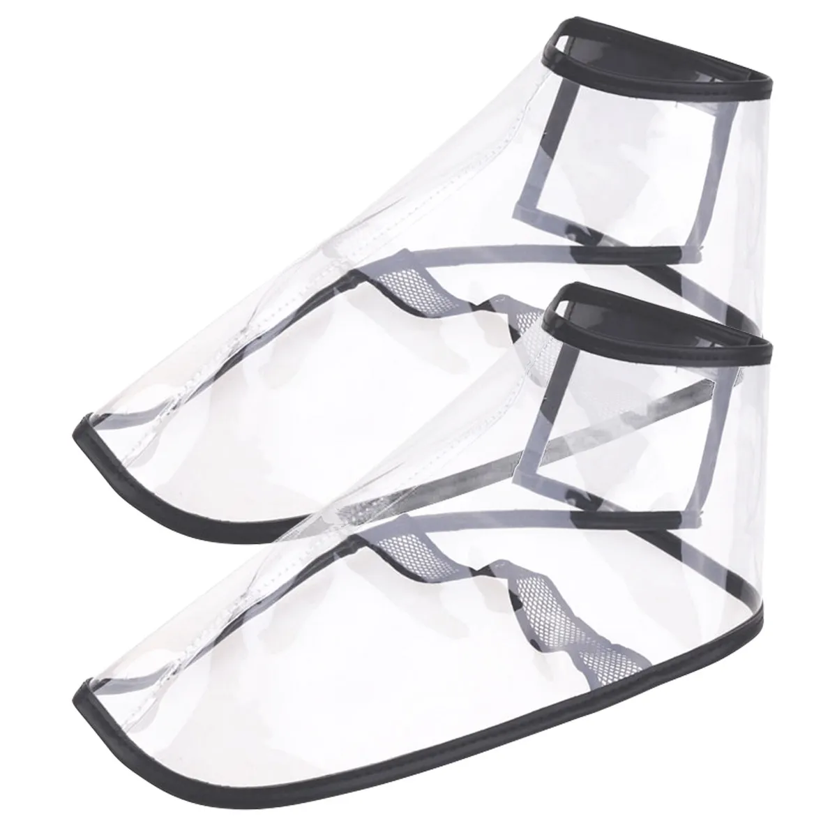 

1 Pair Hairdresser Shoes Cover Transparent Size L Barber Shoe Protector Hairdressing Accessories Salon Styling Tool Keeping