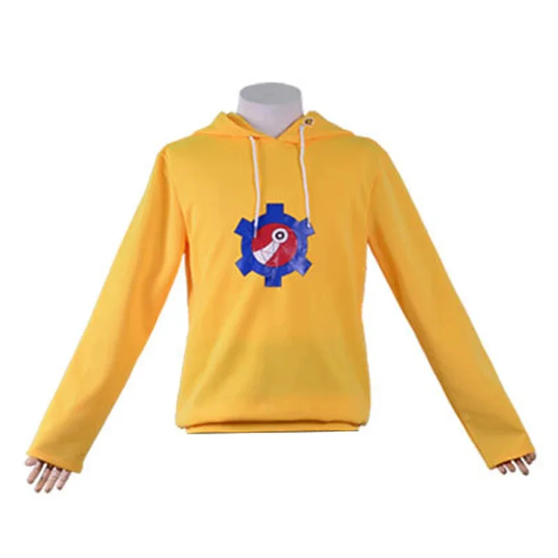 CySK8 إنفينيتي تأثيري ريكي كيان زي SK بنين بنات ثمانية لوح التزلج موحدة البدلة الأصفر هوديي البلوز سترة سوداء