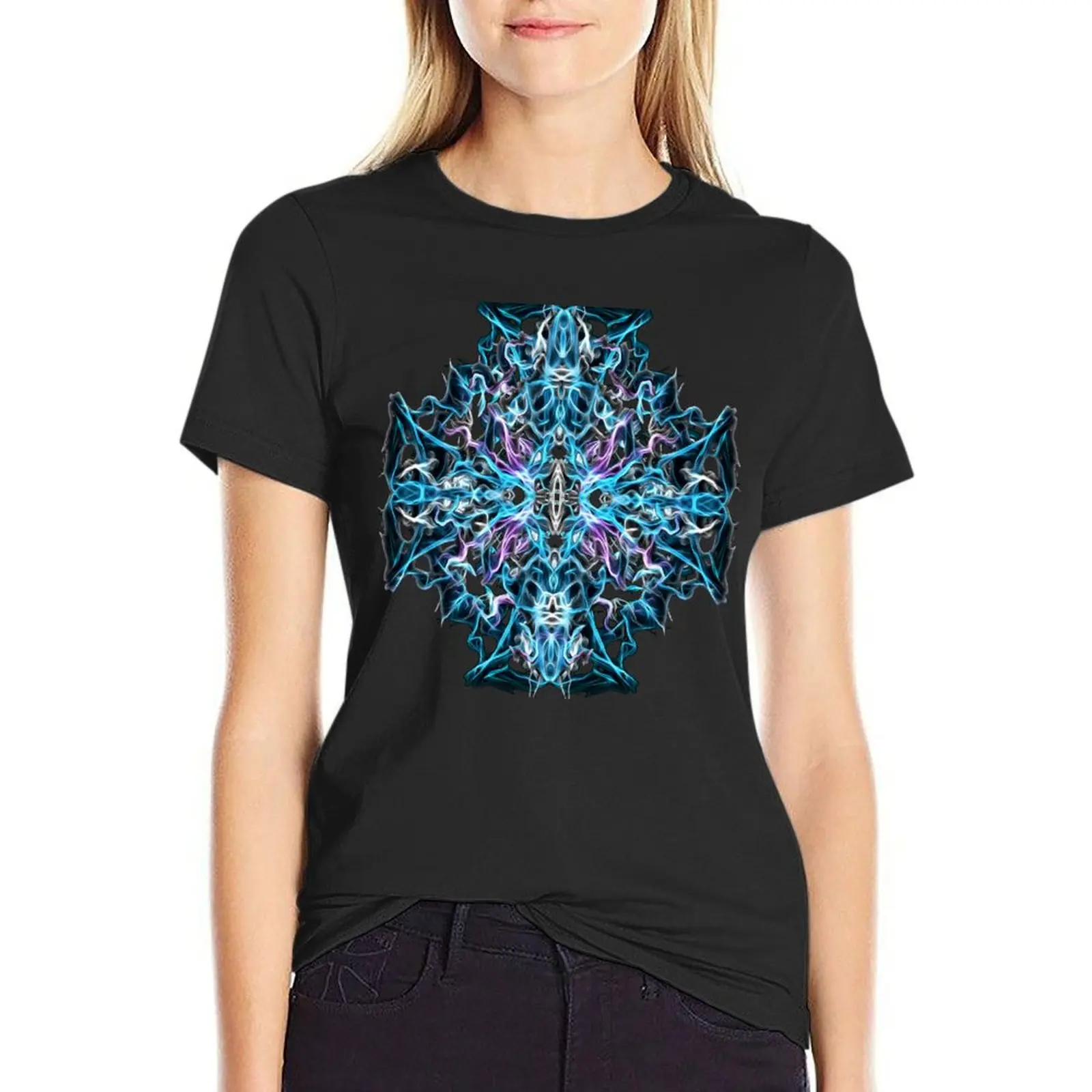 

Manifest Light - Energy Mandala T-Shirt graphics cute tops hippie clothes new edition t shirt dress Women