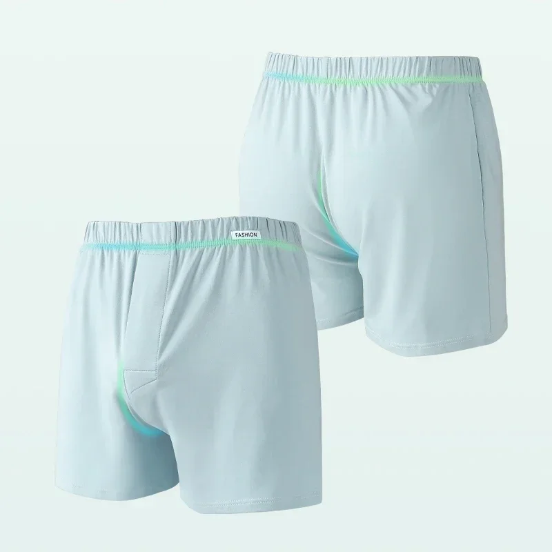 5 pièces de caleçons pour hommes, adaptés à la maison comme short de sommeil. Boxer confortable en coton. Pour l'été, sous-pa maison ample