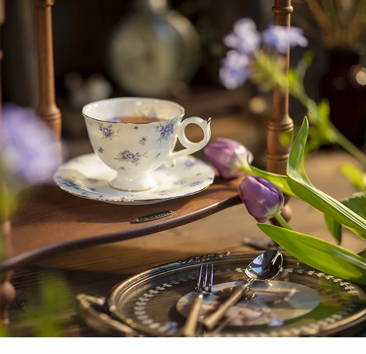 1 قطعة 220 مللي كوب قهوة شاي بعد الظهر الإنجليزي ، كوب شاي أحمر رائع للسيدات ، أكواب وأطباق سيراميك