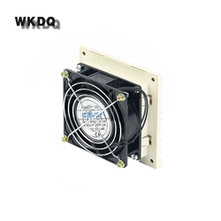FK-3321-230 Engineering Cabinet Fan Filter Set Shutters Cover Fan Grille Louvers Blower Exhaust Fan Filter With Fan