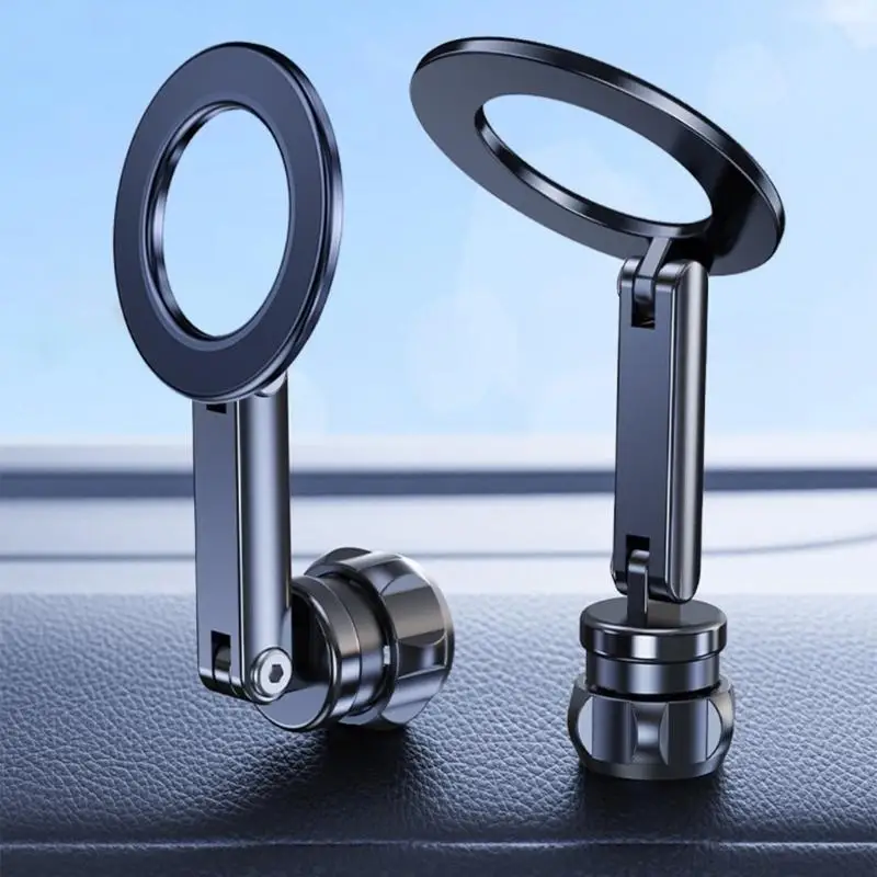 

652F Держатель для телефона Удлинитель 17 мм Шаровая головка Алюминиевое магнитное основание Подходит для креплений на приборные