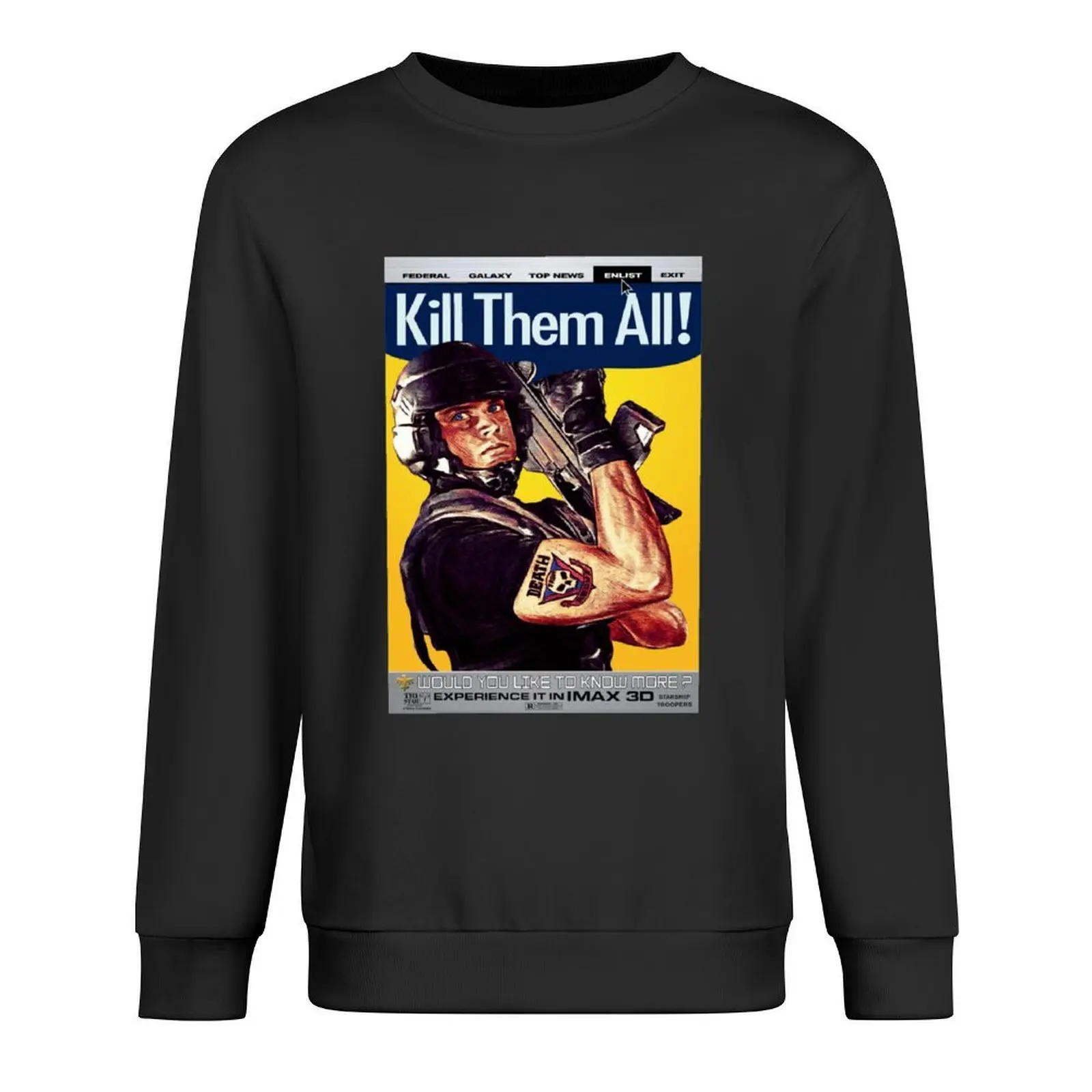 

Starship Troopers Pullover japanese style men clothes mens clothing blouse sweatshirt men
