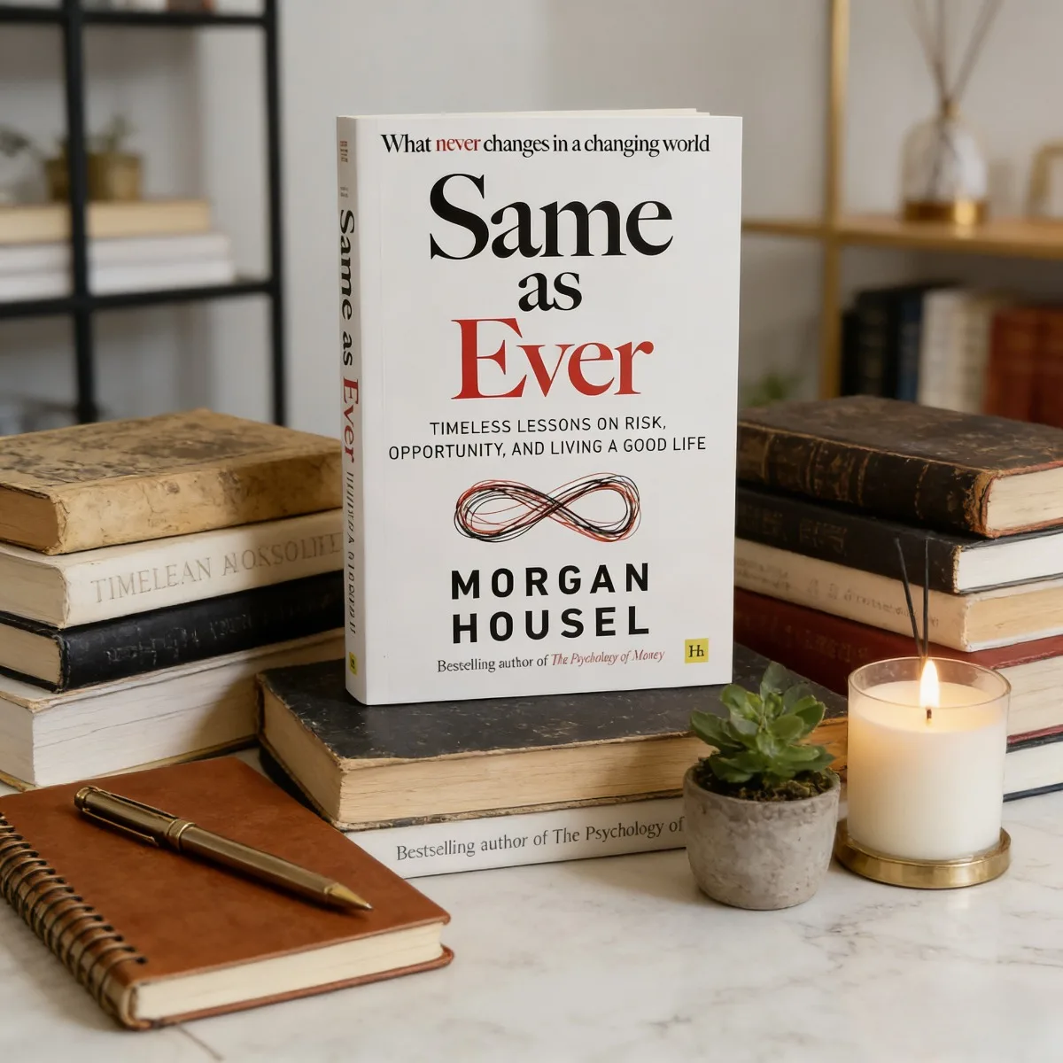 Same As Ever Timeless Lessons Risk Opportunity Good Life Finance Self Help Book Morgan Housel Psychology of Money Author