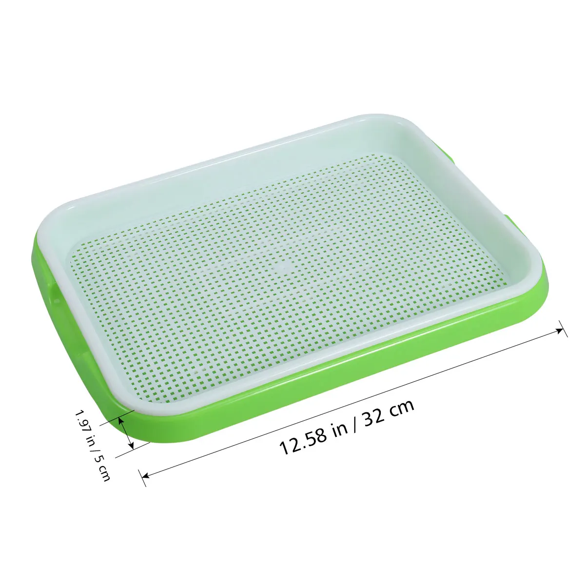 

Sprouter Tray for Seeds Germination BPA Free PP Material High Budding Rate Growing Trays Storage Fruits Vegetables Planting