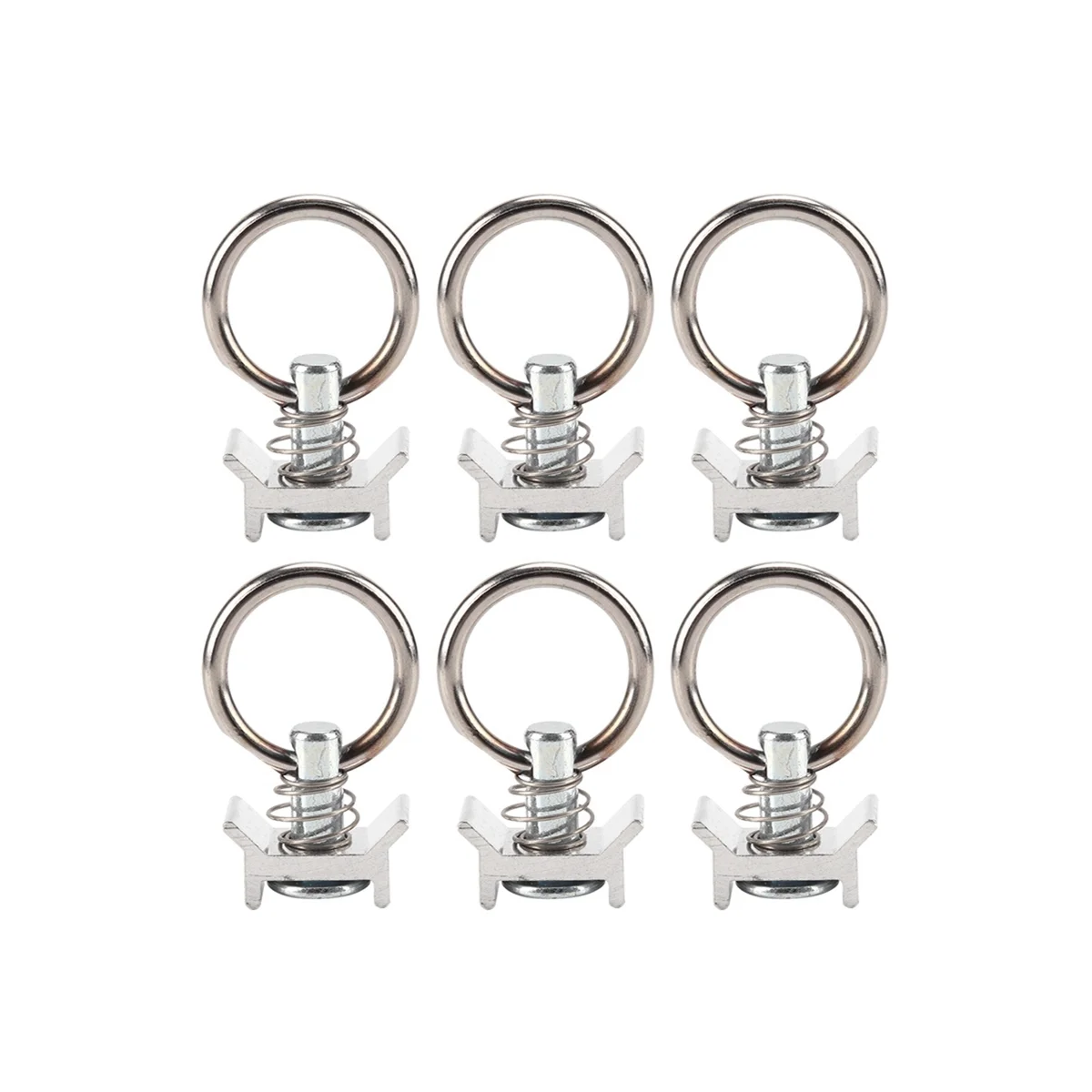 

6 Pieces of Stainless Steel Rings, Speaker Hooks, Hanging Rings, Aircraft Frame Hanging Accessories, Light Pendants