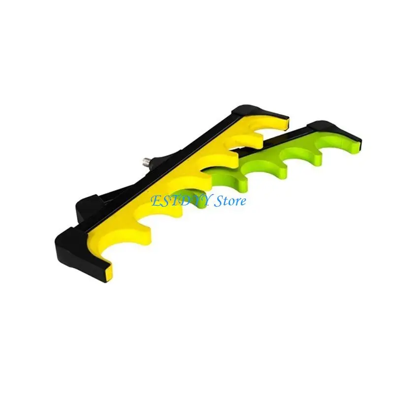 

G6DE Fishing Rod Holder Screw-in Fishing Tripod 9.2mm Screws Pole Rest for Head Replacement Cyprinoid Fishing Tackle Accessor