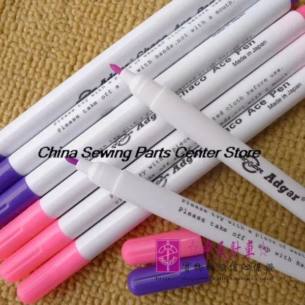 1PCS Japanese Adger Chaco Ace Pen Purple Pink Fade Pen Hydrolyzed Pen Gas Pen Point Pen Cross Stitch Pen