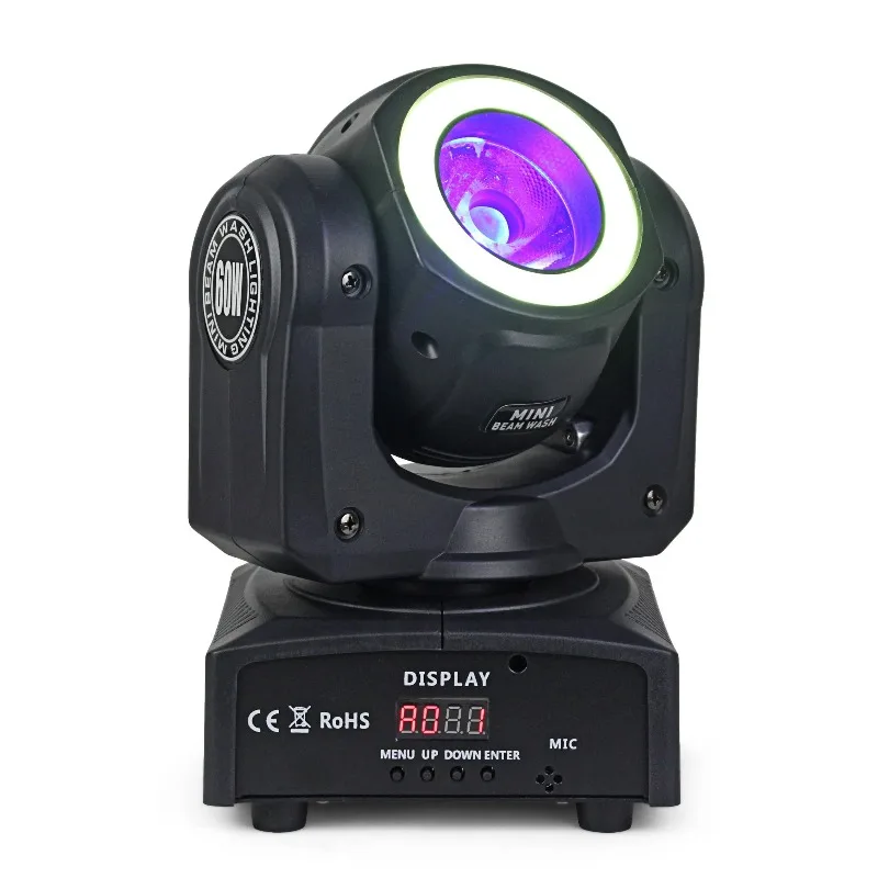 

DJ Stage 60W Mini LED Moving Head Sharpy Beam Disco Party Light