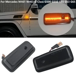Dynamic Amber LED Side Marker For Mercedes-Benz G-Class W463 W461 G500 G550 G55 G63 G65 1986 - 2002 Turn Signal Light