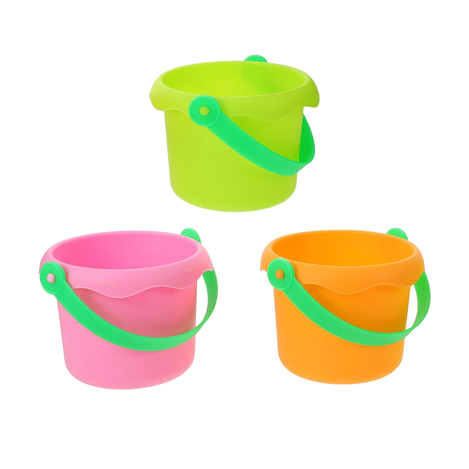 

3 Pcs Beach Bucket Lightweight Buckets Supply Plaything Water Playthings Sand Pails Toy Toys Child