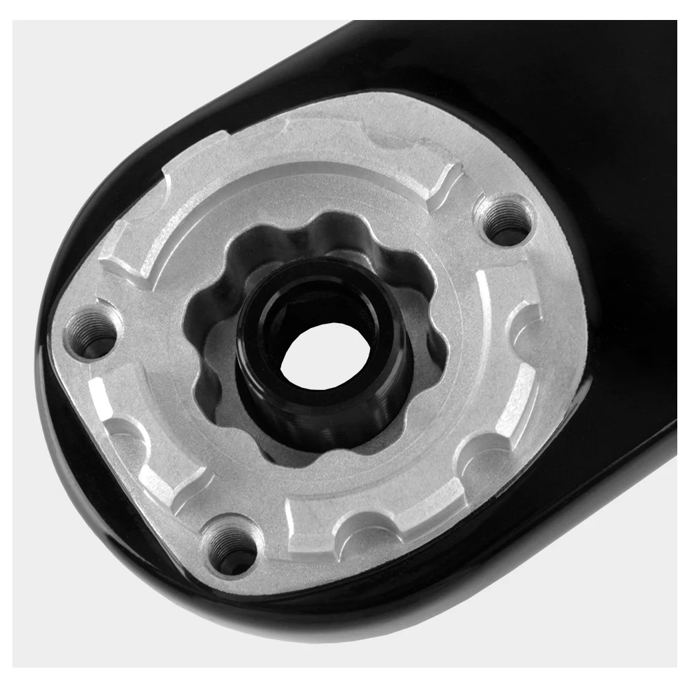 WUZEI Kohlefaser-Rennrad-Kurbelgarnitur, 165 mm, 170 mm, 3-Loch-Direktmontage, AL-7075, 24 mm Achse für Shimano 105 R7000 Ultegra R8000 – Detail 16