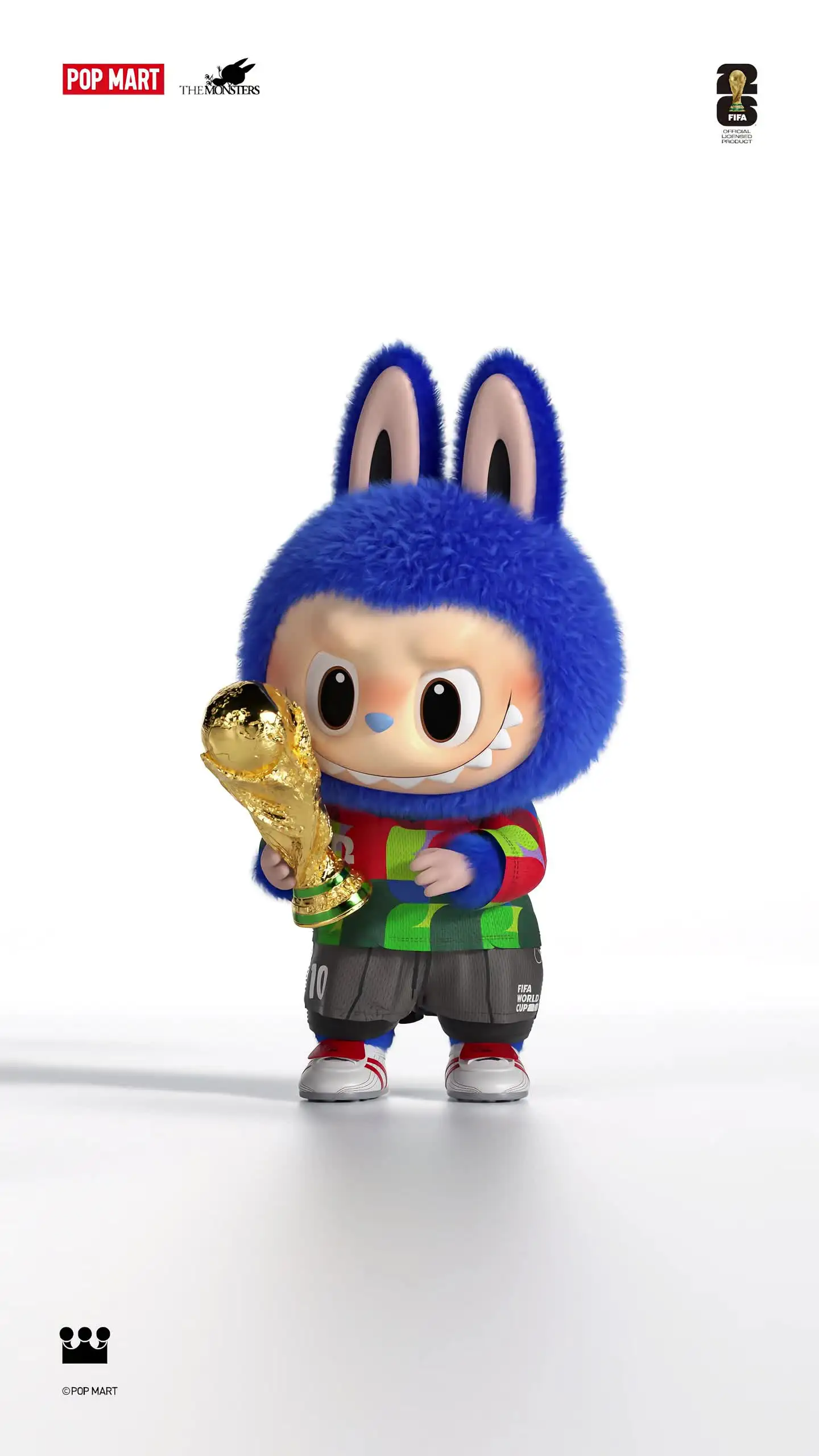 Genuine Pop Mart The Monsters X Fifa World Cup 2026 Series Boneco