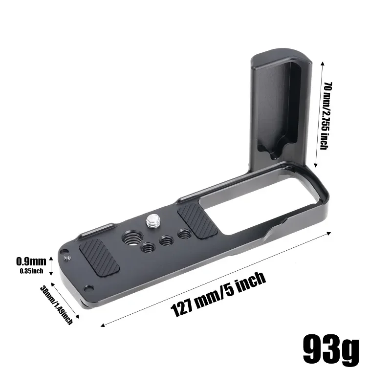 S9 Vertical Quick Release L Plate/Bracket Holder hand Grip adapter for Panasonic Lumix S9 camera