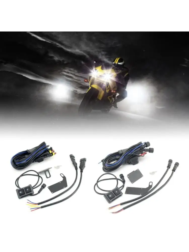 AliExpress LGHDDG Motorcycle Led Fog Light Lamp Wiring Harness Relays Wire High Low Beam Cable For Dirt Bike Suv Atv Car X37F