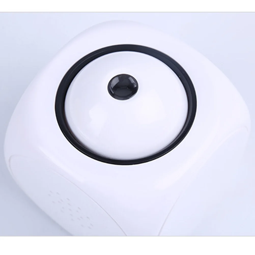 

1 Multifunctional Projection Alarm Clock Red Digit Lcd Time Temperature Display 90-Degree Rotation 10S Projection Voice Talking