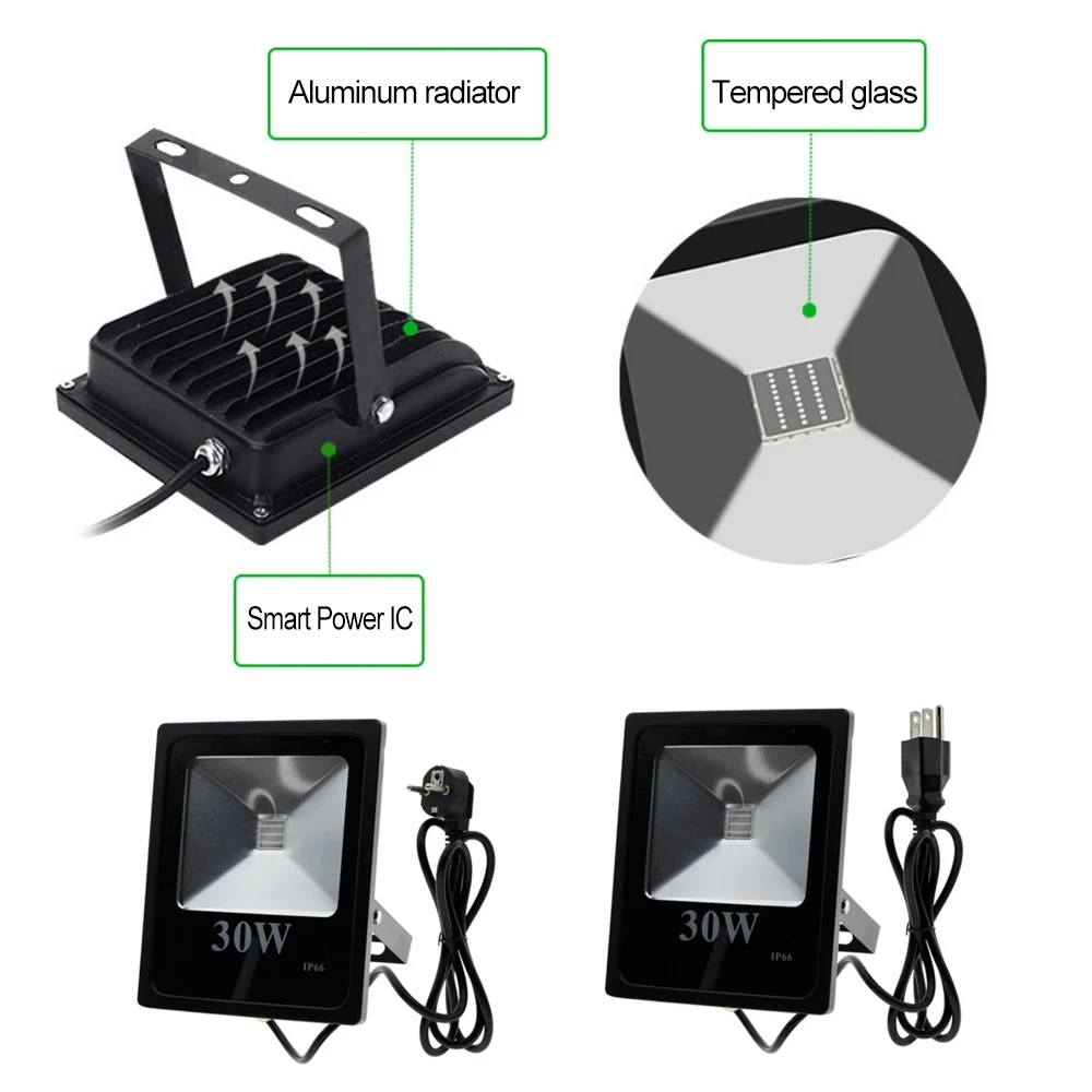 Sensore di movimento del proiettore a LED UV ultravioletto AC85-265V lampada da palcoscenico fluorescente ad alta potenza impermeabile per feste da Bar