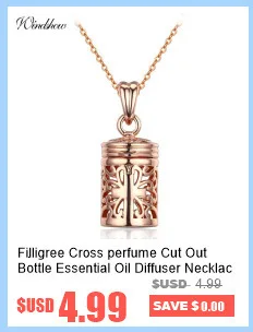 Gold Farbe Filligree parfüm Cut Out Flasche Ätherisches Öl Diffusor Halskette Frauen Pingente Chocker Halsketten & Anhänger Schmuck – Detail 13
