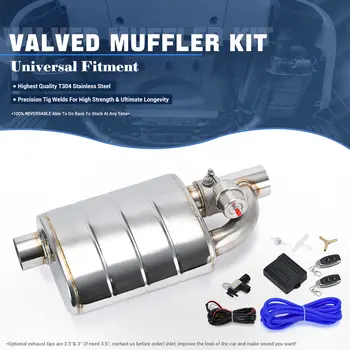 Nerezový tlumič výfuku 2,5 10 nejlepší prodej tlumič výfuku s dálkovým ovládáním - №6