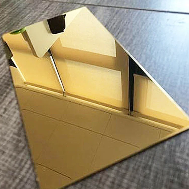 الذهب مرآة النهاية SS 201 202 304 304L 316 316L 410 430 ورقة إينوكس ذهبي اللون ديكور لوح من الفولاذ المقاوم للصدأ #2