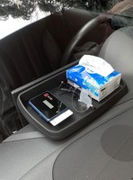 For Audi A4L A4 S4 A5 S5 Q5 2021 2022 2023 2024,Volkwagen ID4 ID6 Dedicated Solid Black Silicone Rear Dashboard Storage Box Mat