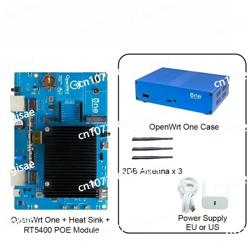 

MediaTek MT7981B 1GB DDR4 2.5GbE RJ45 and Gigabit Ethernet RJ45 256 MiB SPI NAND Open Source Smart Router