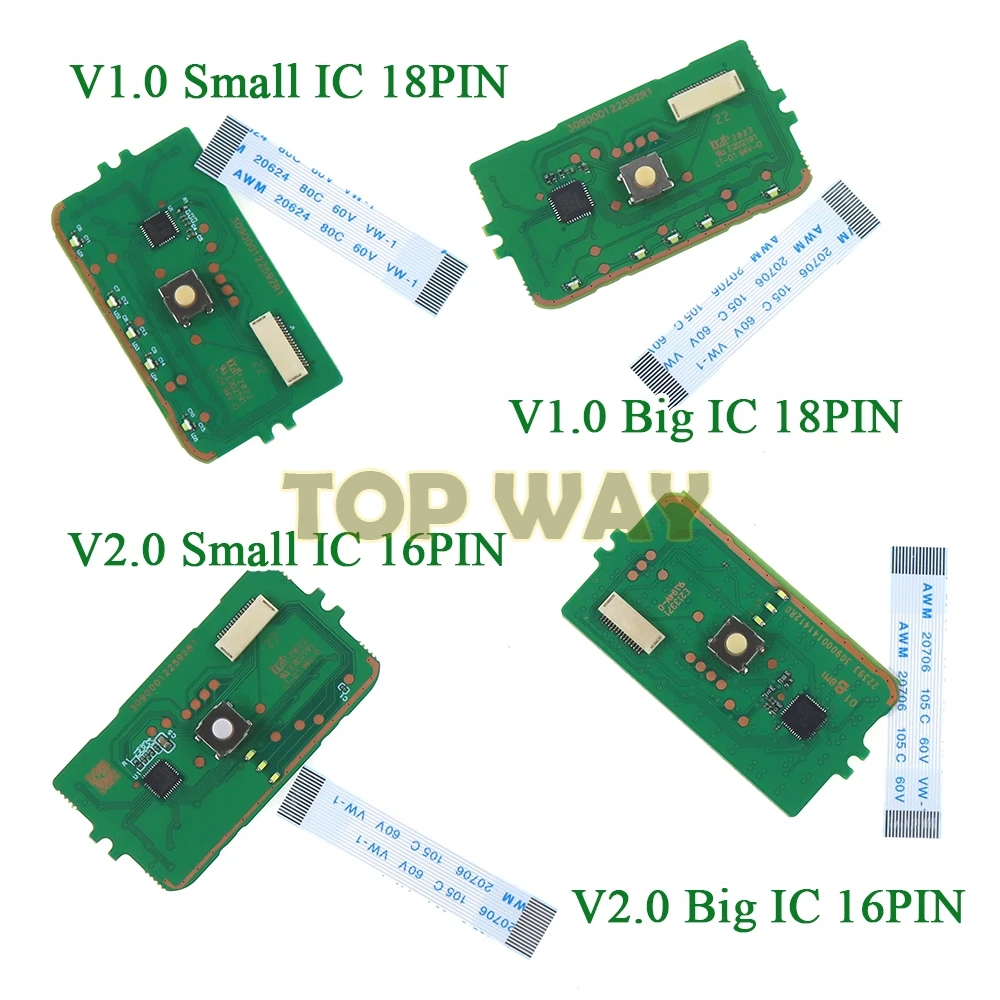 5sets For PS5 Controller BDM-010 BDM-020 030 Touchpad For PS5 Handle V1 V2 Big Small IC Touch Pad Board Motherboard Replacement 