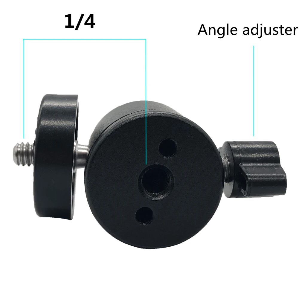 1/4 Hot รองเท้าขาตั้งกล้องกล้องอะแดปเตอร์ Ball หัวล็อคยึดอะแดปเตอร์ Cradle