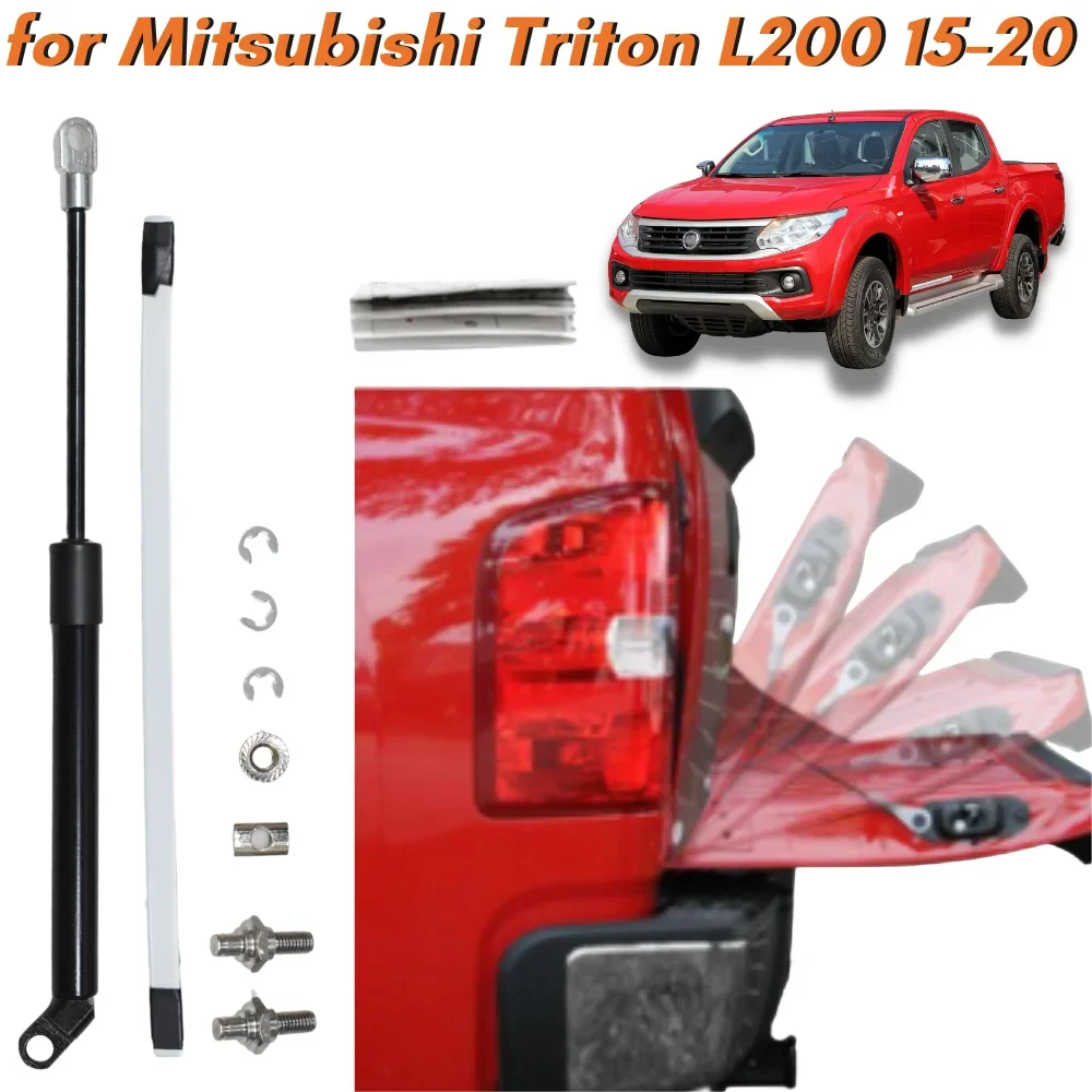 Qty(1) Trunk Strut for Mitsubishi Triton L200 KJ/KK/KL Pickup 2015-2020 Rear Tailgate Lift Support Gas Spring Shock Absorber Bar