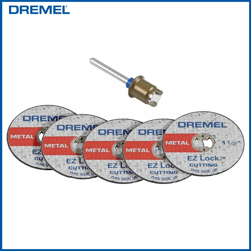 dremel ez lock starter kit discos de corte reforcado de fibra de vidro mandril ez402 ferramenta rotativa dremel acessorios de corte unidades 01