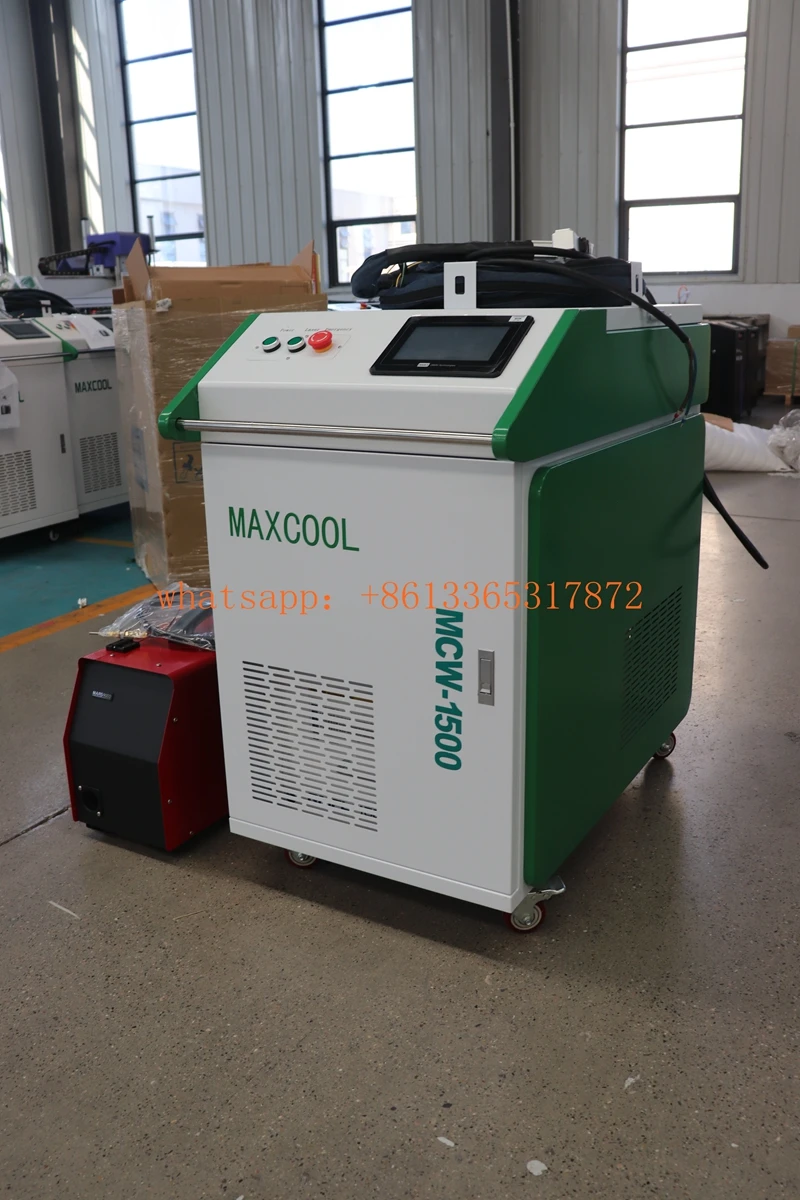 1500W Best Price 3IN1 Rust Removal Machine Metal Surface Cleaning Maxcool MCW-1500 Fiber Laser Cleaning Machine