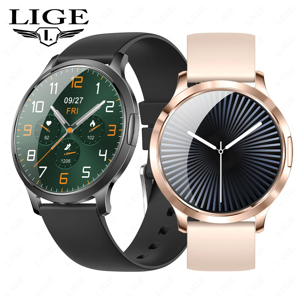 

7.3MM Ultra-Thin Smart Watches for Women Men 1.32" AMOLED Display Heart Rate Sleep Monitor Bluetooth Call Smartwatch Android iOS