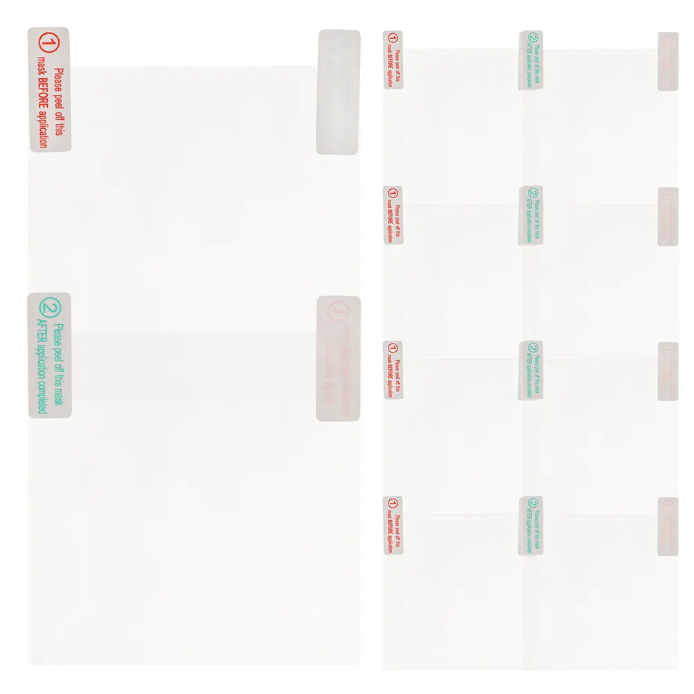 

12pcs Static Cling Stickers Transparent Double Sided Tape High Temp Clear Car Window Adhesive Pads Parking Permit Holder