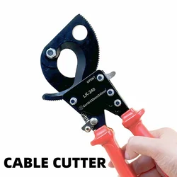 Ratchet Cable Cutting Plier Copper Aluminium Wire Cutter Ratcheting for Up To 240mm2 Ratcheting Wire Cutting Hand Tool