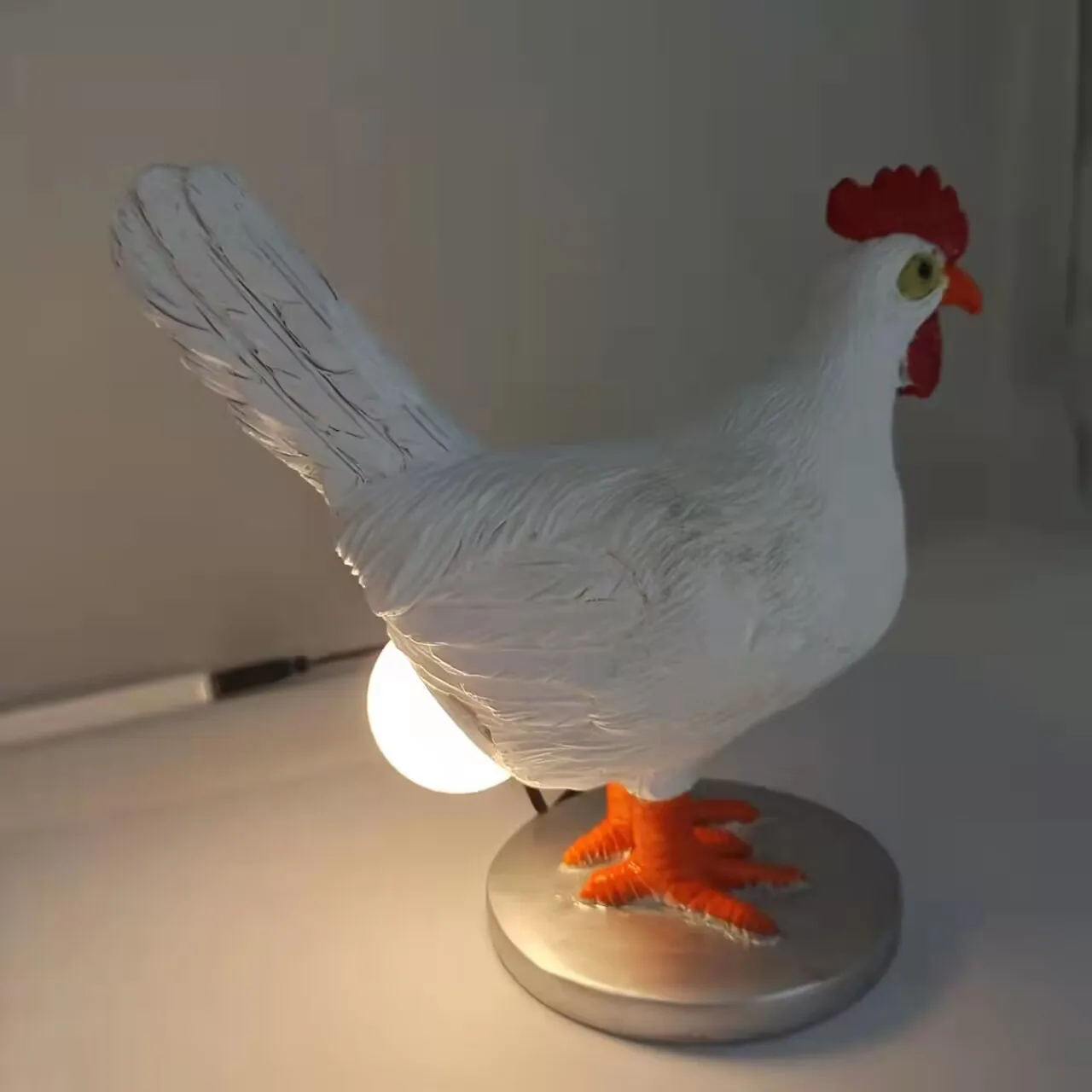 

New Chicken Butt Lamp, Chicken Lamp Simulation, Festival Resin Decoration, Mock Desktop Luminous LED Lamp, USB Desktop Ornament