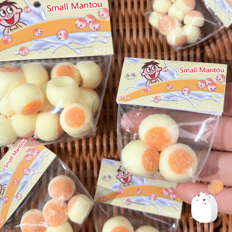 Sticky TPR Small Bun Stress Relief NEW Toy Mini Relief Squeeze Toy Cute Venting Tool