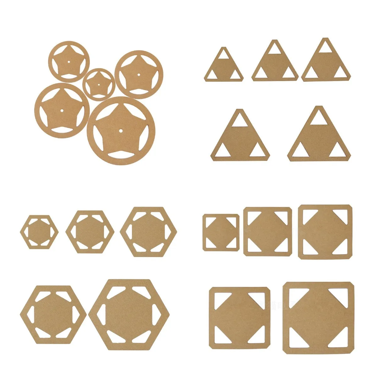 Manual Patchwork Tool Model Geometry Hexagon Patchwork Template ruler