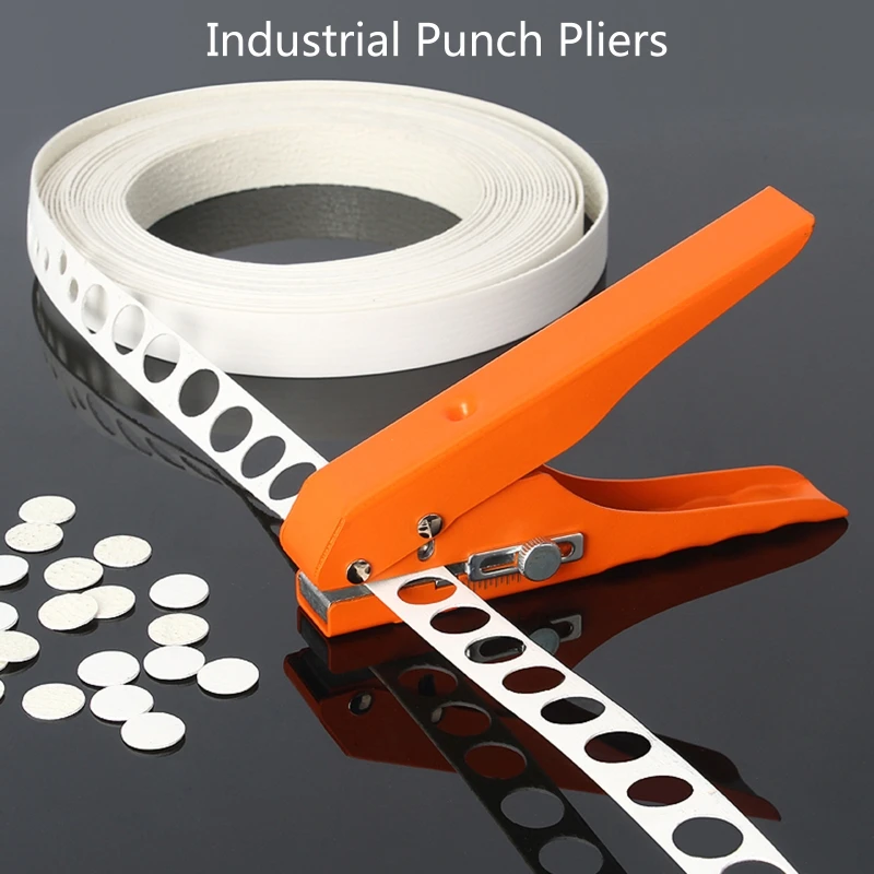 

3-in-1 8mm 15mm Aperture Round Pliers Banding Punching Pliers Screw Covers Hole for Edge Banding PVC