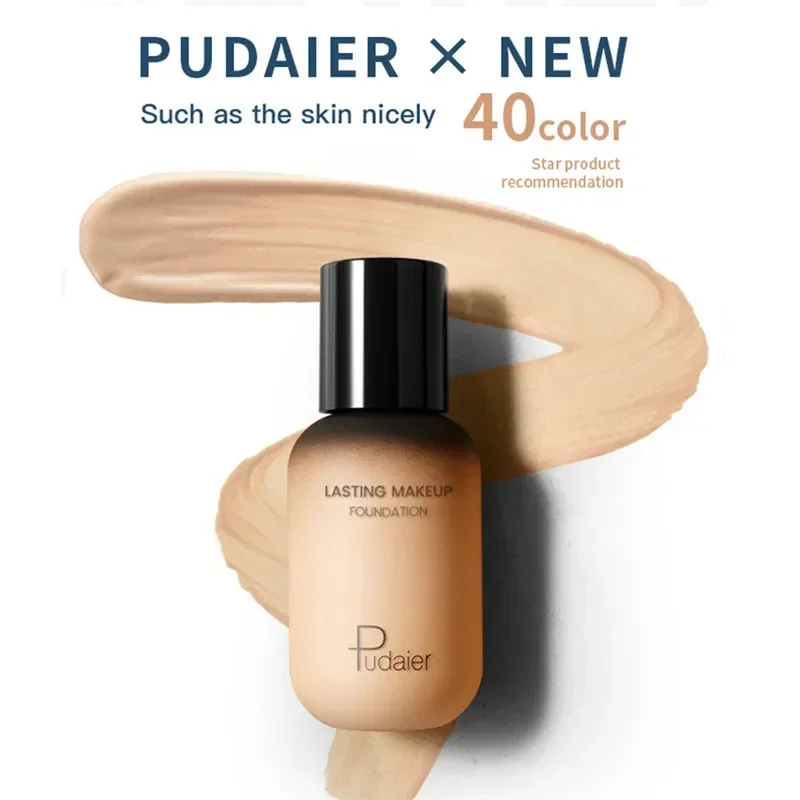 40ml Liquid Foundation Cream Face Full Coverage Concealer Eyes occhiaie controllo dell'olio cosmetici per il trucco a Base di pori invisibili