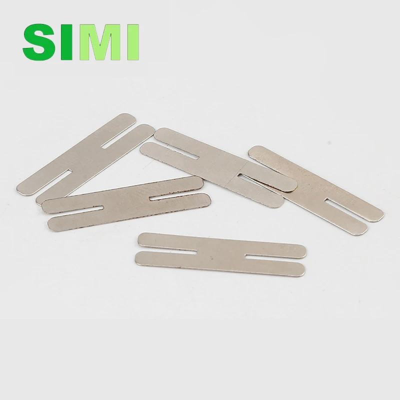 50pcs 18650 Lithium Battery Nickel Sheet Polygonal Battery Nickel Sheet For Spot Welding Machine Batteries Connection Sheets