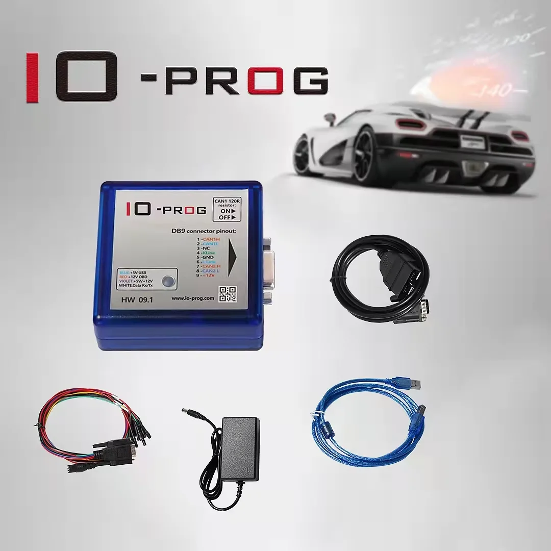 IO-PROG Programmer Add New License Connector Pinout IO Prog Terminal MultiTool Device for OPEL/G-M ECU BCM TCM EPS