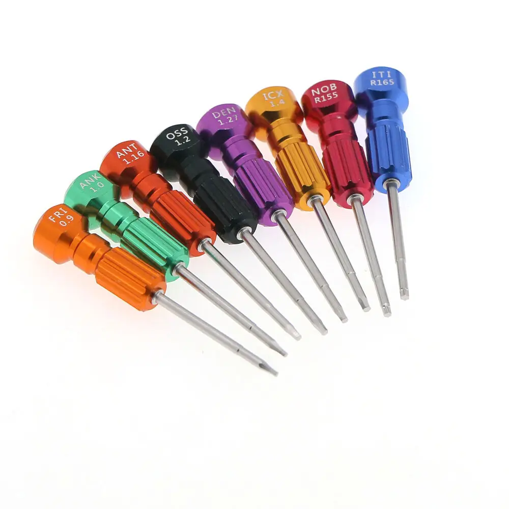 6Pcs 8Pcs Dental Lab Abutment Hex Screwdriver Holder Implant Screw Driver Kit