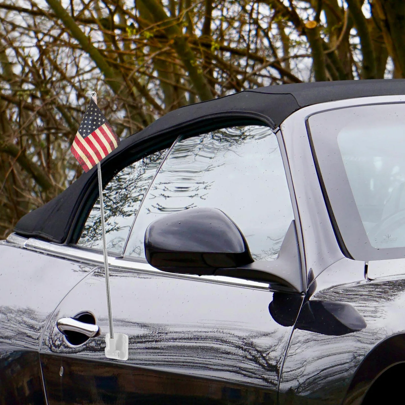 

Magnetic Flagpole Stand Stainless Steel Car Flag Base Holder for Vehicle Outdoor Flag Display Car Flagpole Holder