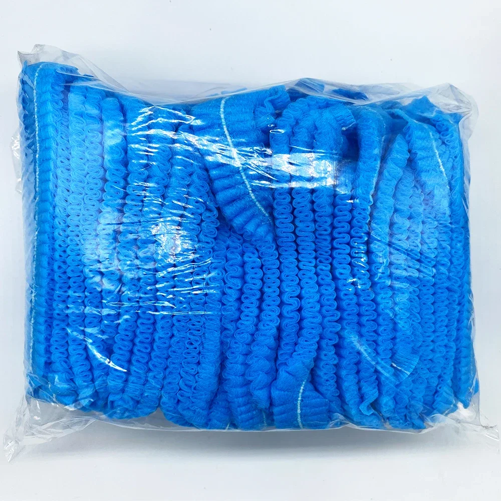 

Нетканая ткань, микроблейдинг, сетчатые шапки для макияжа, 100 шт./пакет, одноразовая стерильная шляпа, шапка для татуировки бровей, общественного питания