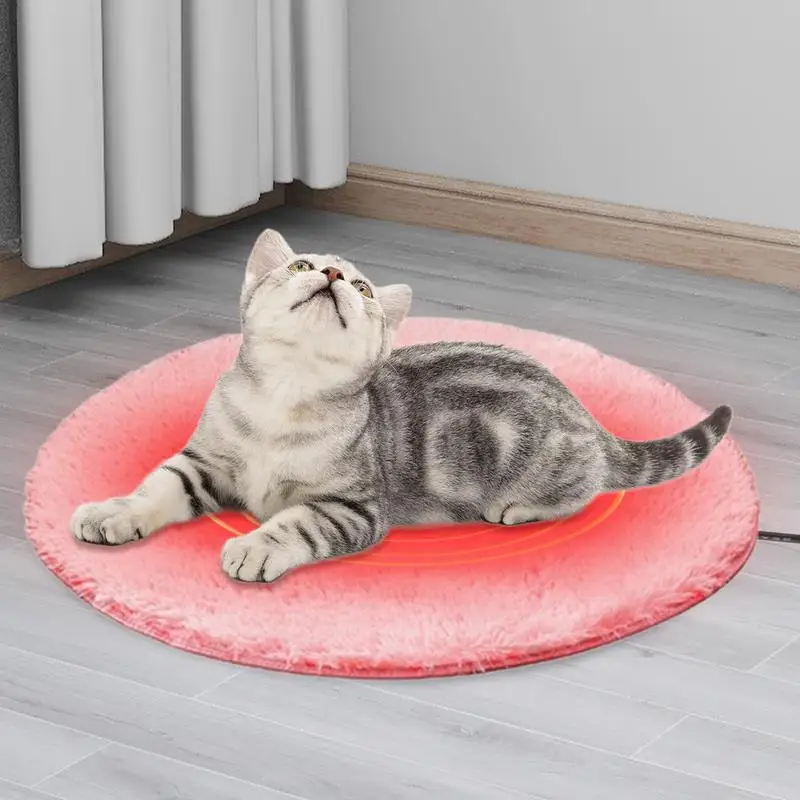 Imagem -03 - Cozy Heating Pet Blanket para o Inverno Frio Usb Heating Pad Auto Almofada para Gatos Cama Interior