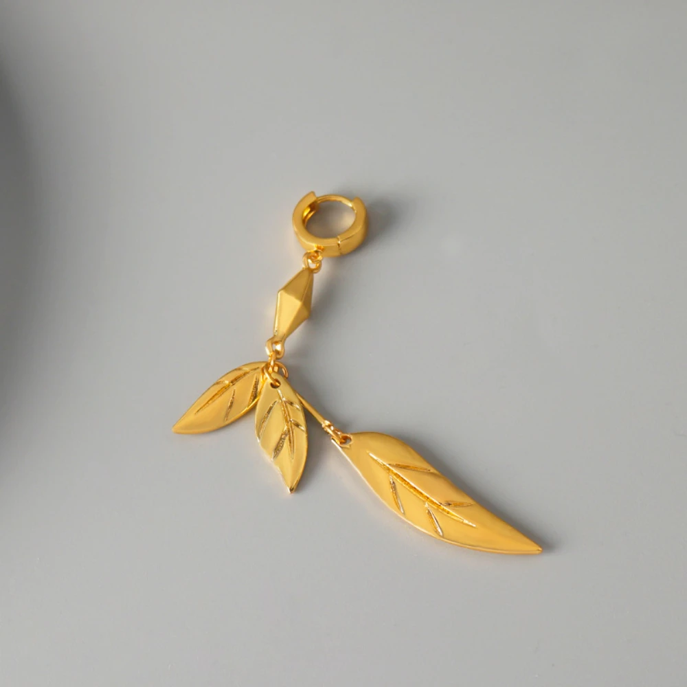 Genshin impacto tighnari brincos anime jogo cosplay folhas balançar argola brinco eardrop jóias acessórios presentes dia das bruxas