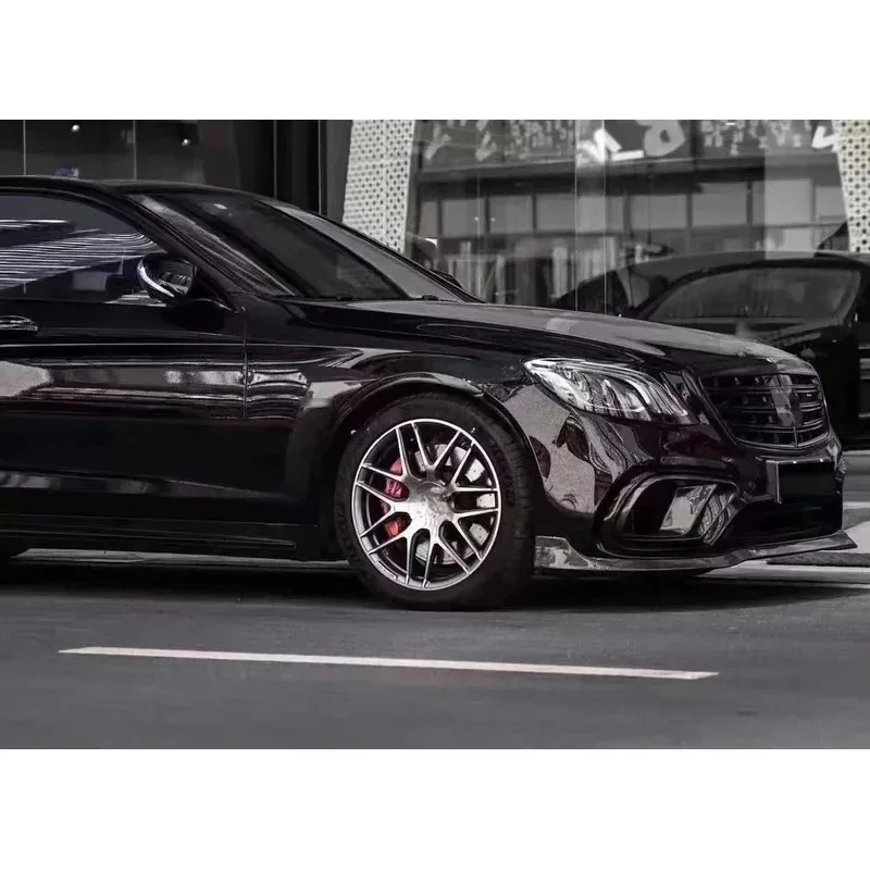 

Carbon Fiber PP Bodykit for W222 2013-2020 B Style Upgrade Conversion Kit with Diffuser Exhaust Tips And Spoiler